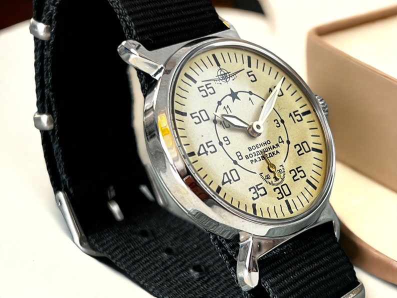 Pobeda Pilot Watch Soviet Military Retro CCCP Analog