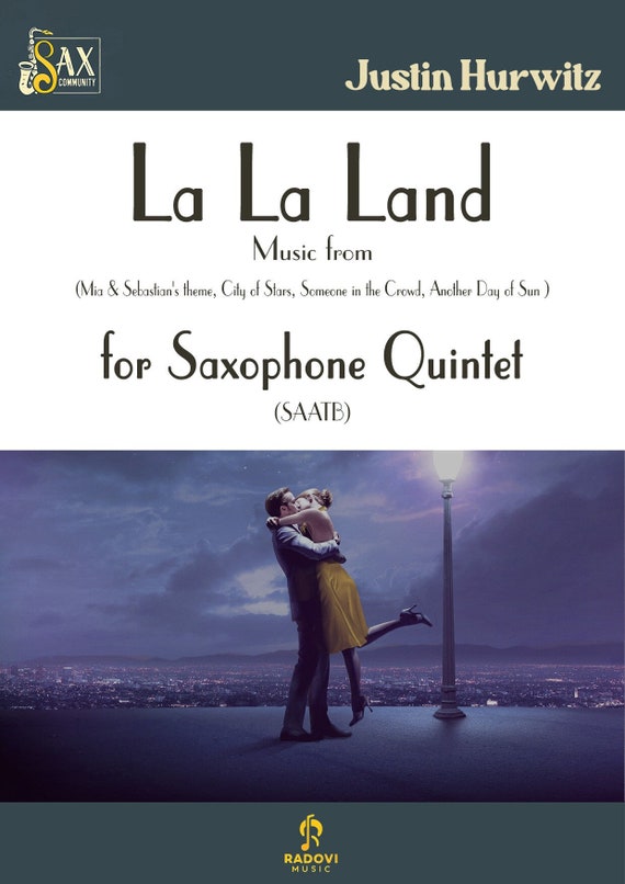 La La LAND by Justin Hurwitz for Saxophone Quintet (SAATB) - Etsy