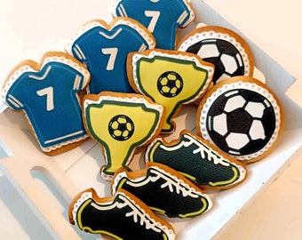 Set de 5 galletas de fútbol