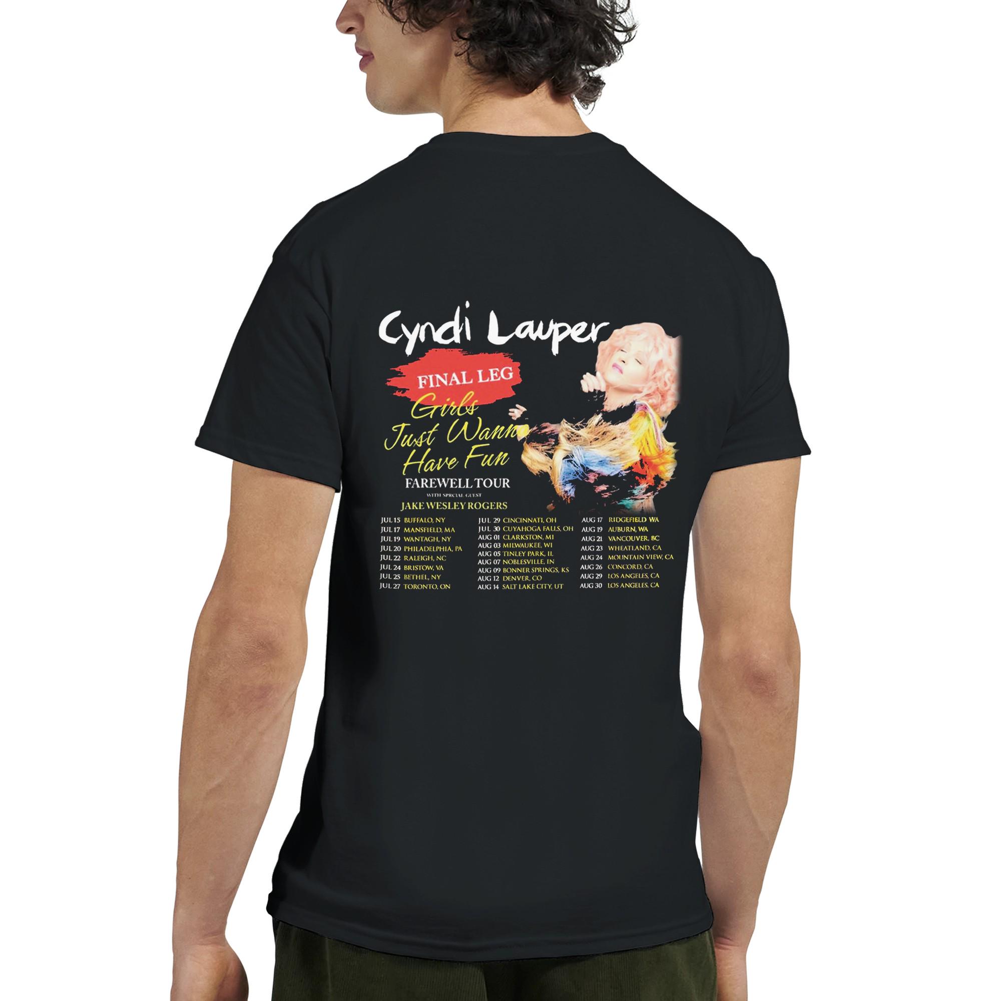 シンディローパー　farewellツアー　Tシャツ　CYNDI LAUPER シンディローパー farewellツアー Tシャツ CYNDI LAUPER - メルカリ