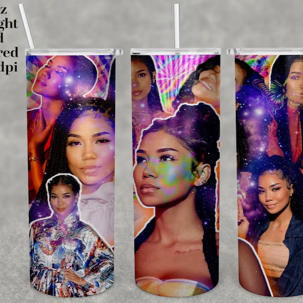 Jhene Aiko Becher 20 oz Skinny | Stich | Becher Sublimation Designs, Vollbecher Wrap, Digital Downloads | Png