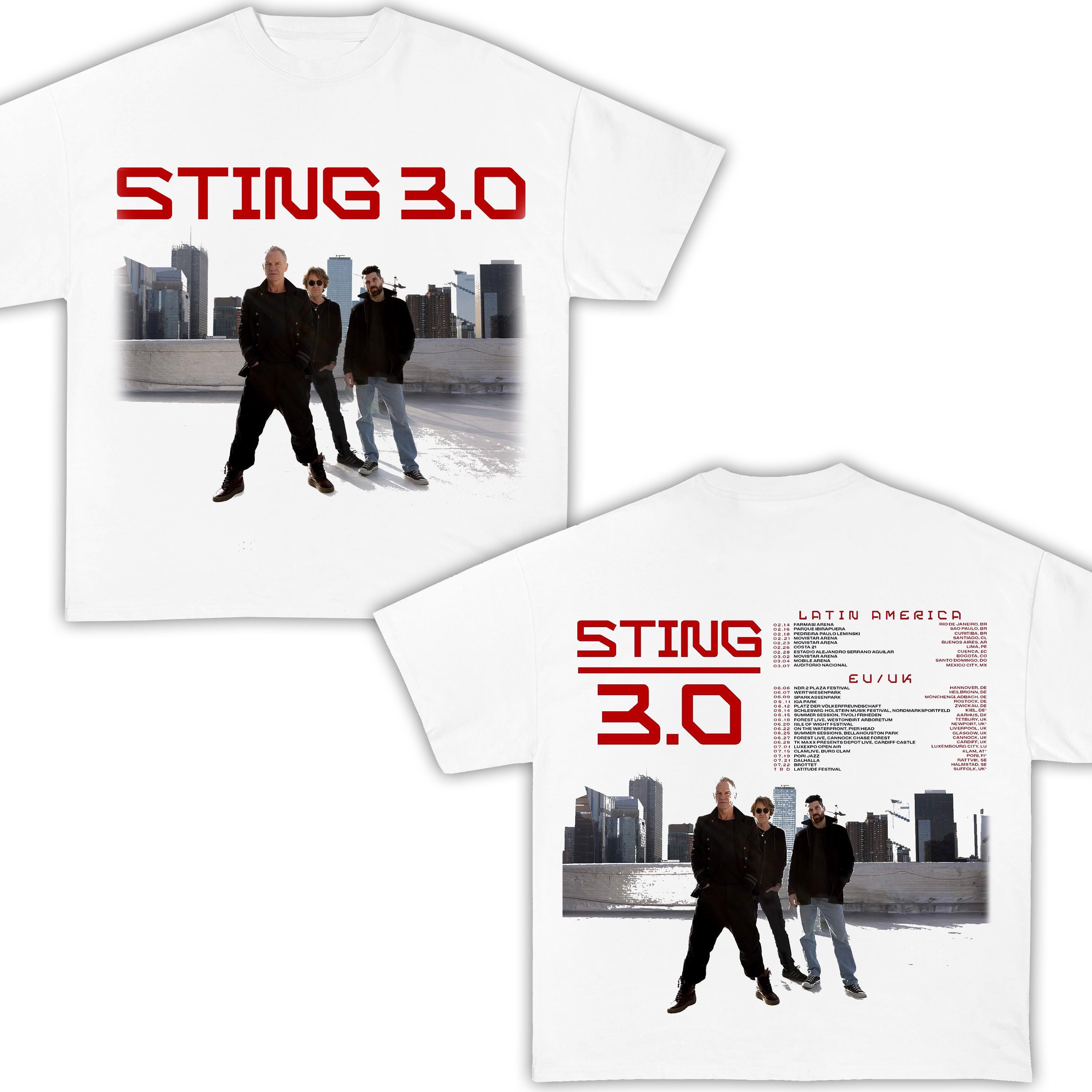 Sting 3.0 Tour T-shirt, Sting Concert T-shirt - Etsy