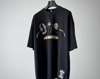 Vintage 2005 Death Row Records Hip Hop History Rap T-Shirt Big Size