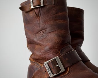 Vintage Red Wing 2971 Engineer Boots - USA Leather Heritage