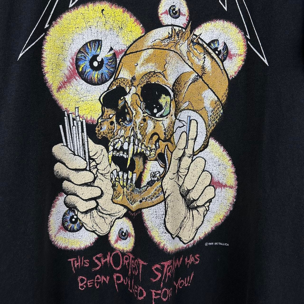 Vintage 1988 Metallica 'the Shortest Straw' Pushead Band T