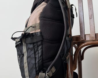 00s Vintage Oakley Tactical Icon Backpack Faded Black Y2K