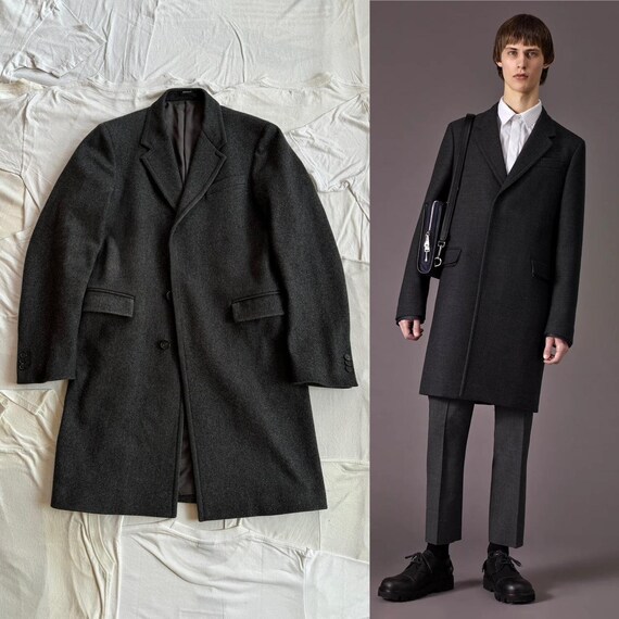 コート JIL SANDER GREY WOOL BLEND COAT Jil Sander - Wool and alpaca coat grey - The Corner