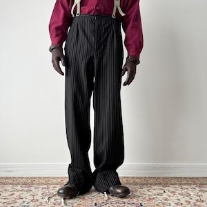Vintage Suspender Trousers - Etsy
