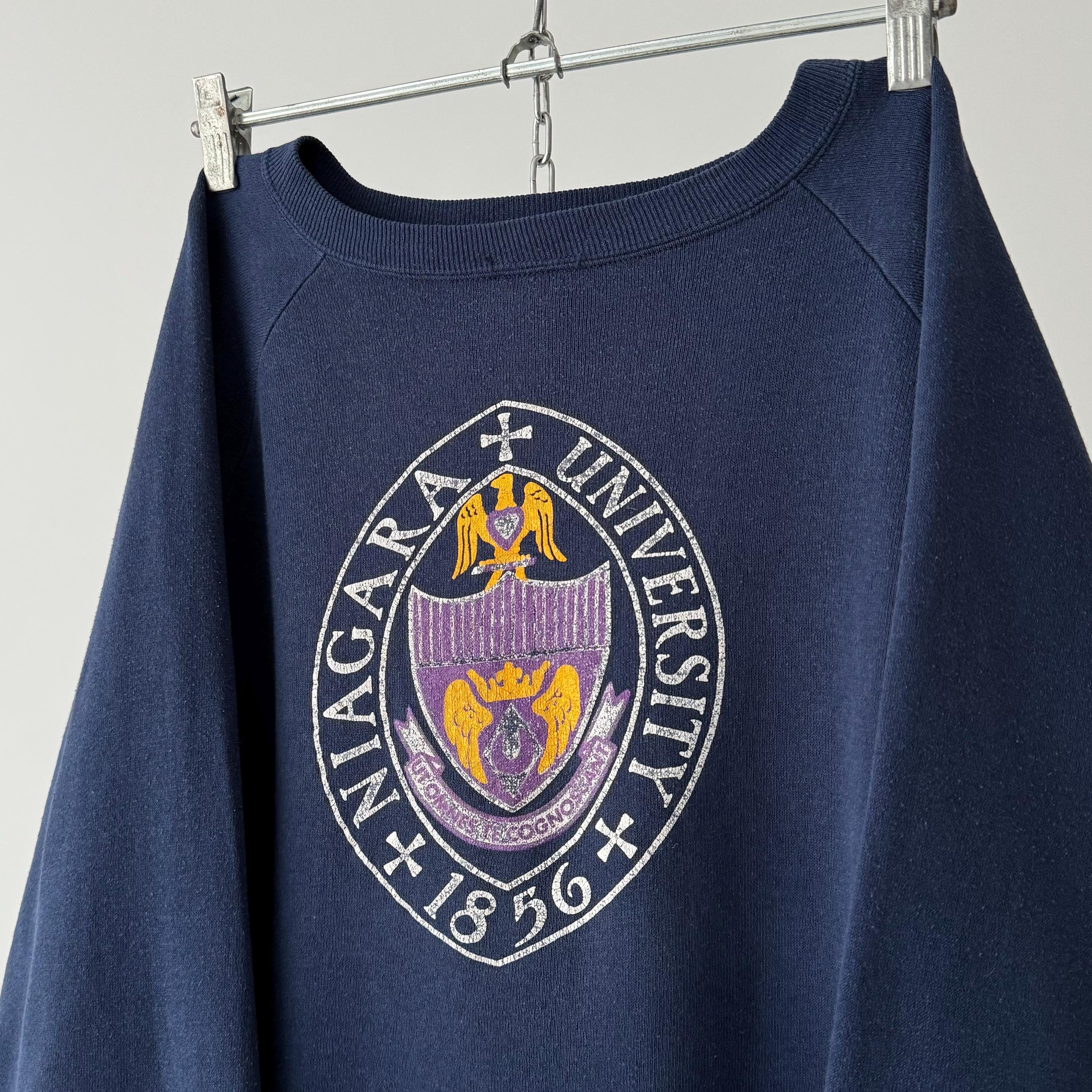 Vintage 70s College Sweatshirt - Etsy