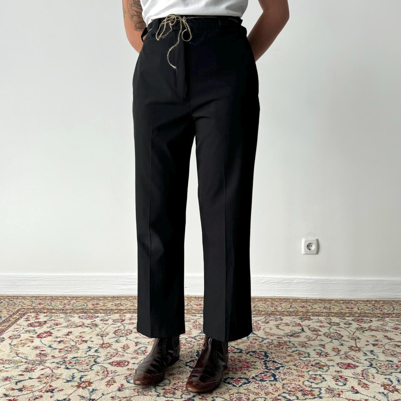 パンツ PRADA ARCHIVE VIRGIN WOOL FLARE SLACKS Stretch wool pants | Prada | OTTODISANPIETRO