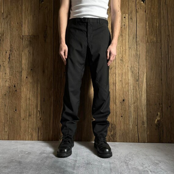 Men's Valentino Garavani Light Suit Trousers Blac… - image 1
