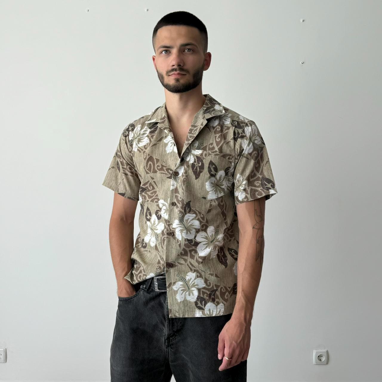 Chemise Hawaïenne Homme RJC Ltd – Taille M – 100% Coton – Manches Courtes – Motifs Marins
