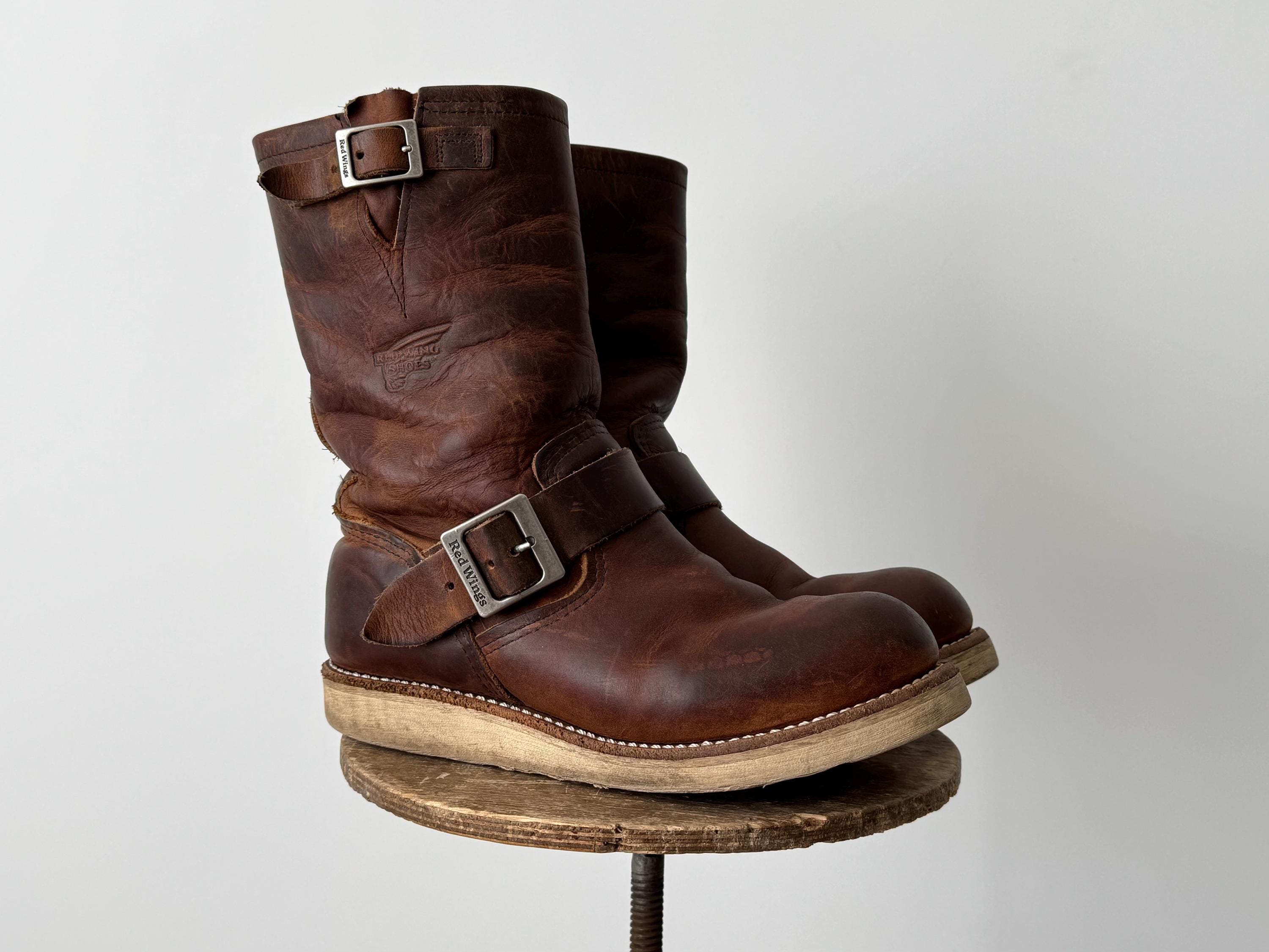 Vintage Red Wing 2971 Engineer Boots - USA Leather Heritage