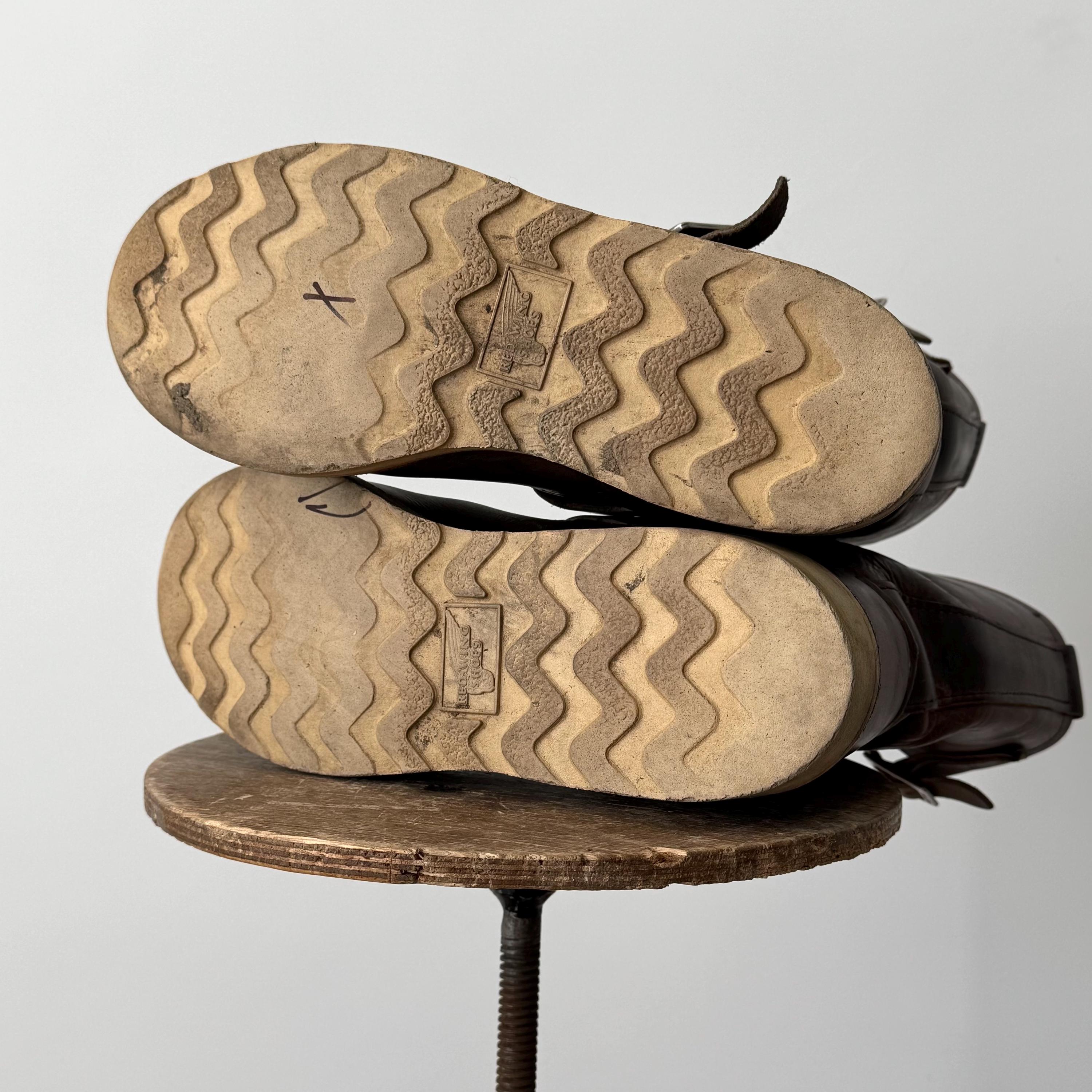 Red Wing 2975 USA Engineer Brown Faded Leather Boots Size US 6D