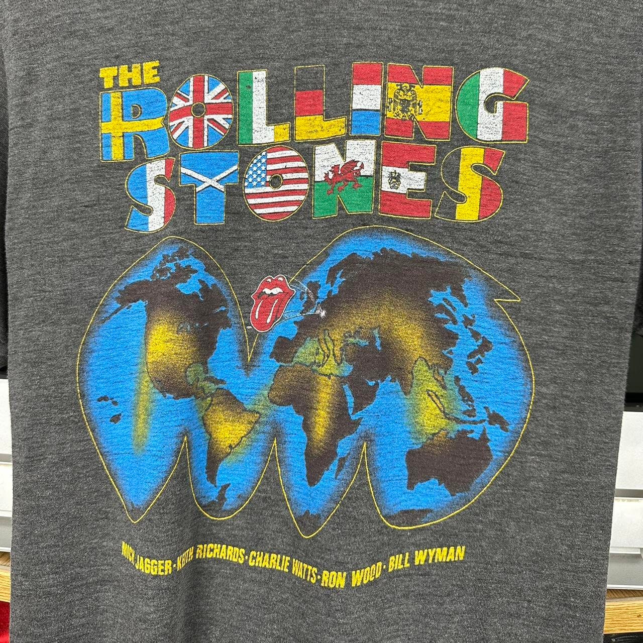 80s Vintage the Rolling Stones Tour 1981-1982 Band T-shirt Graphic 
