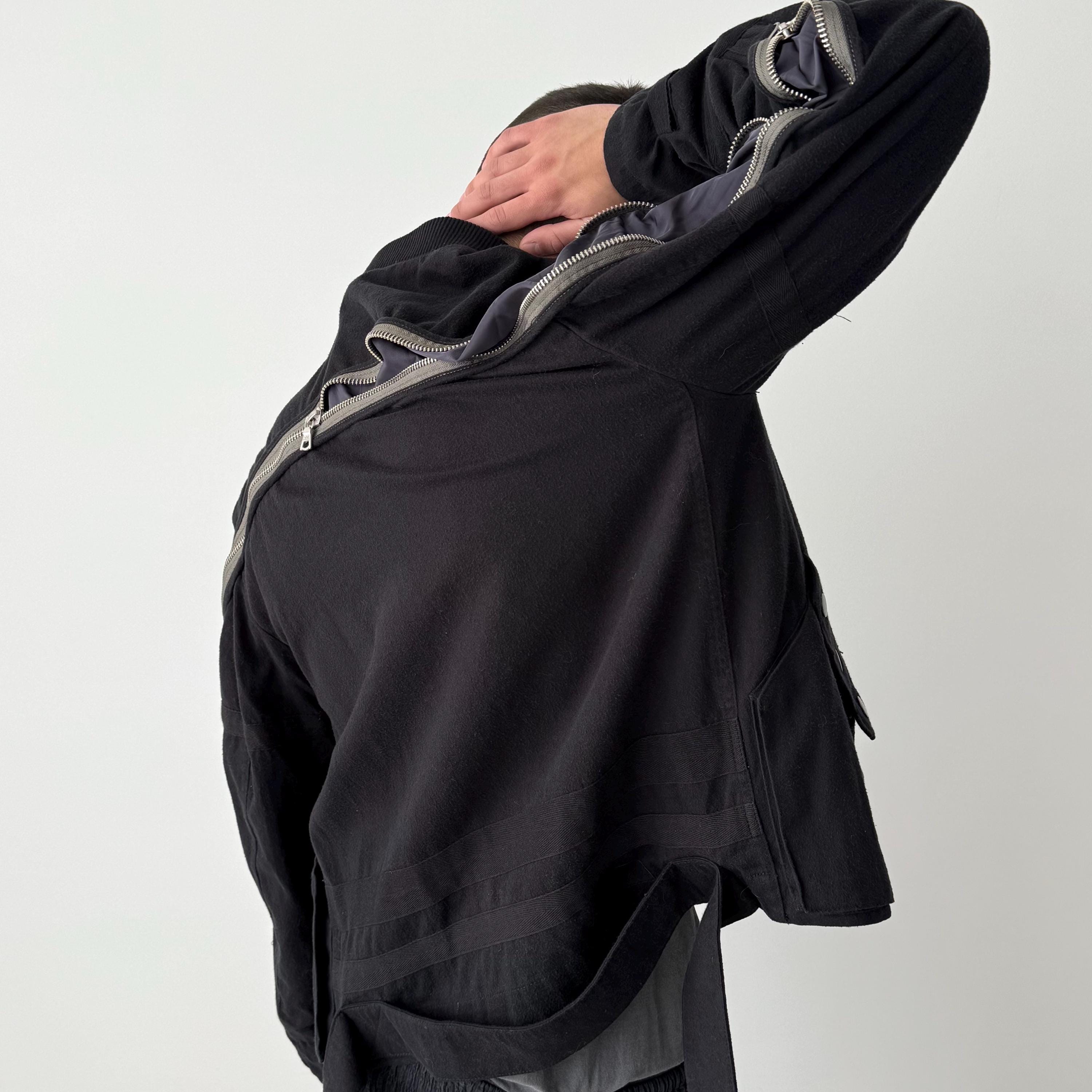 AW14 Dries Van Noten 'backzip' Archive Bomber Jacket – Cotton