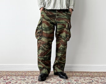 Original French Military Cargo Pants CCE Camo Ripstop Anti