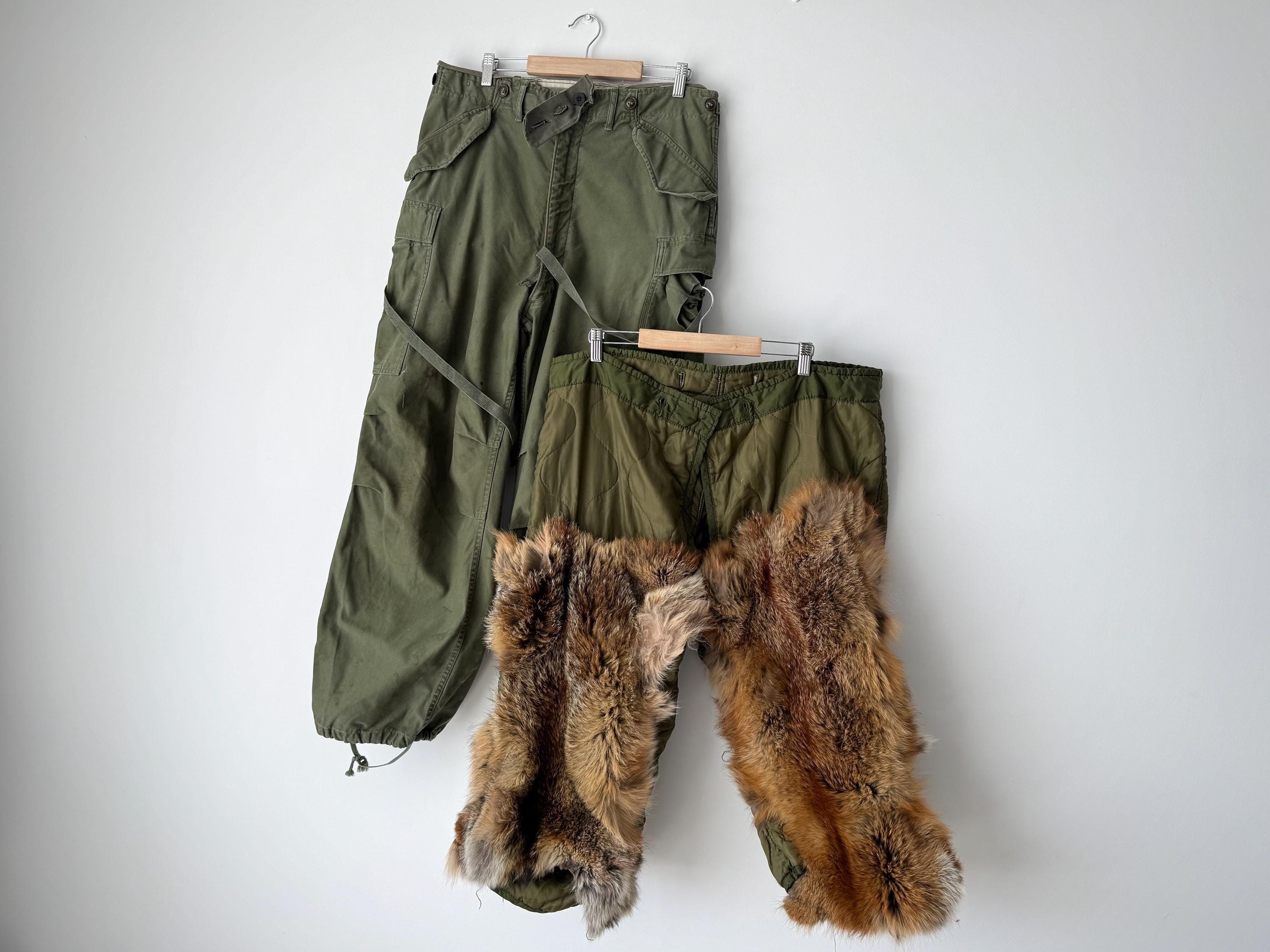 パンツ 50s US Army M-51 Over Pants Original Vintage Military 50s US Army M51 Korean War Era Field