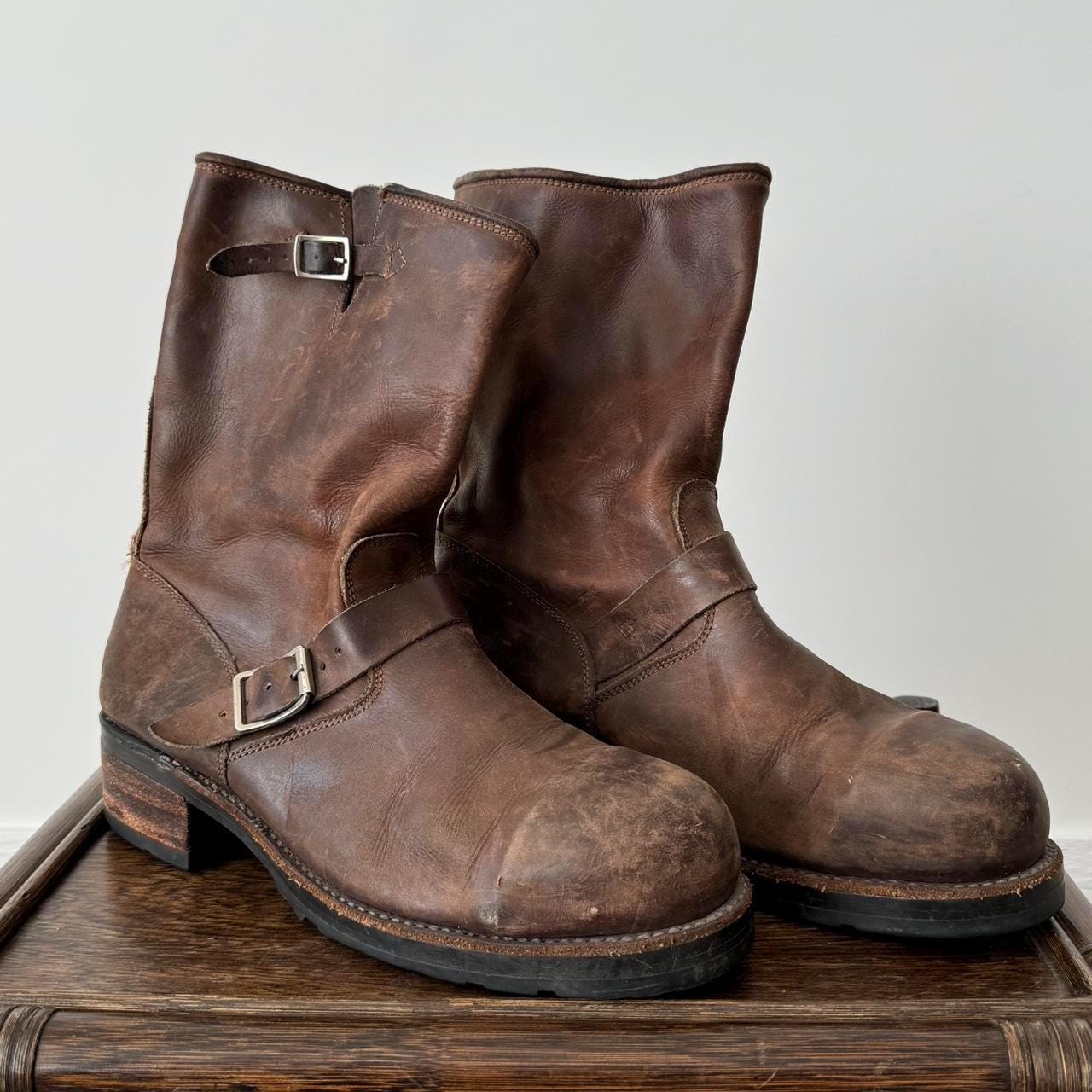 Mens Biker Vintage Engineer Boots - Etsy Mens Biker Vintage Engineer Boots - Etsy