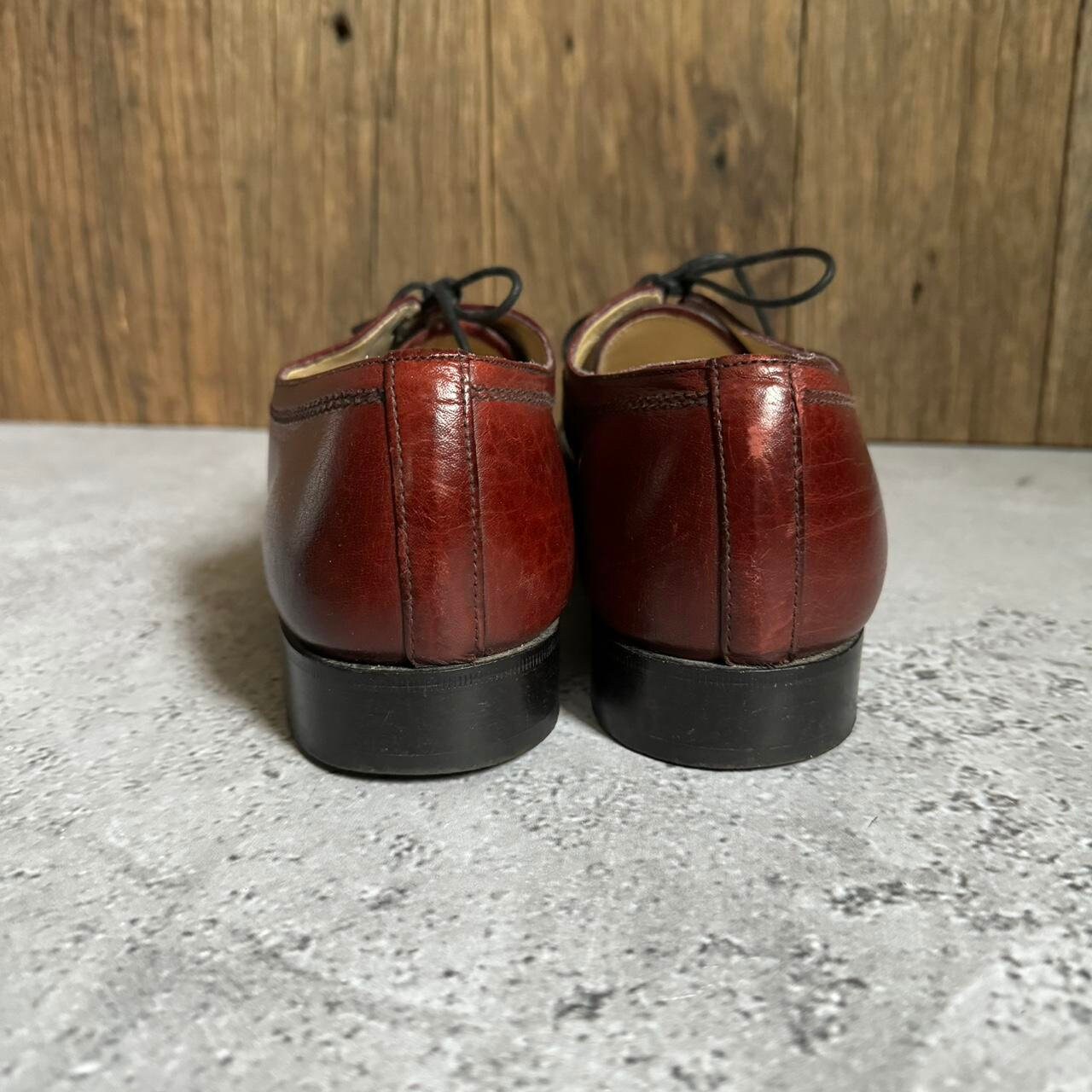 Grenson Men\'s Burgundy Brogue Oxford Lace-Up Shoes Grenson Royal Windsor NOS Burgundy Brogues Church Style UK  main image 2