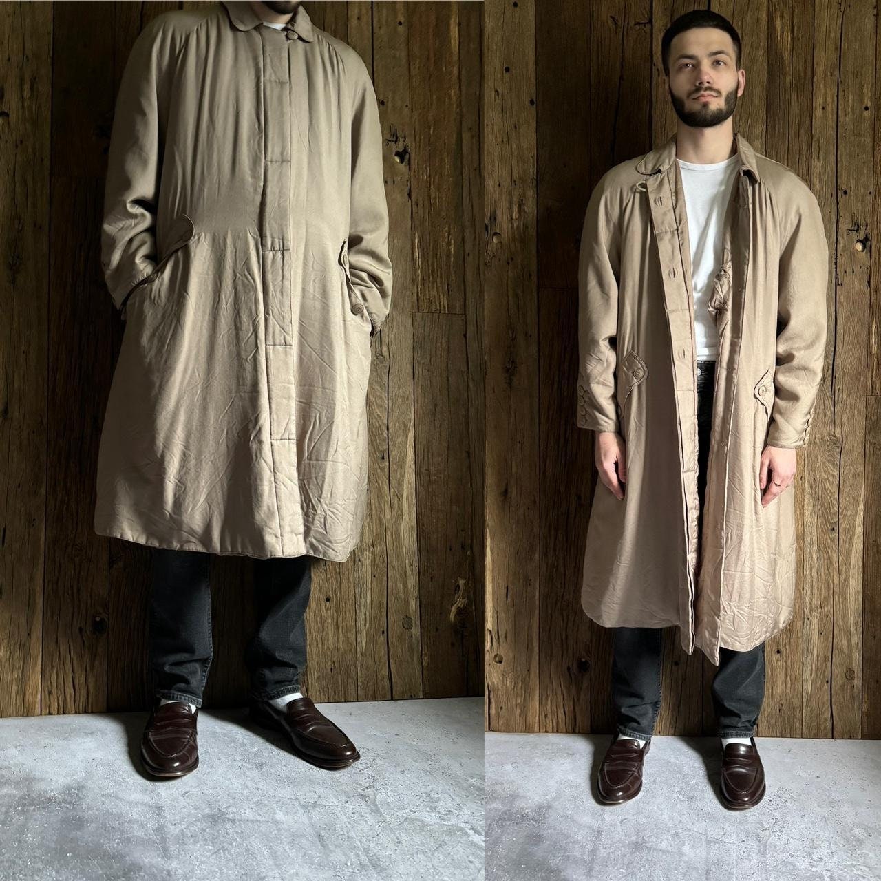 ジャケット・アウター KATHARINE HAMNETT LONDON fade middlecoat Katharine Hamnett London Jacket Wide Peaked Lapel Velour