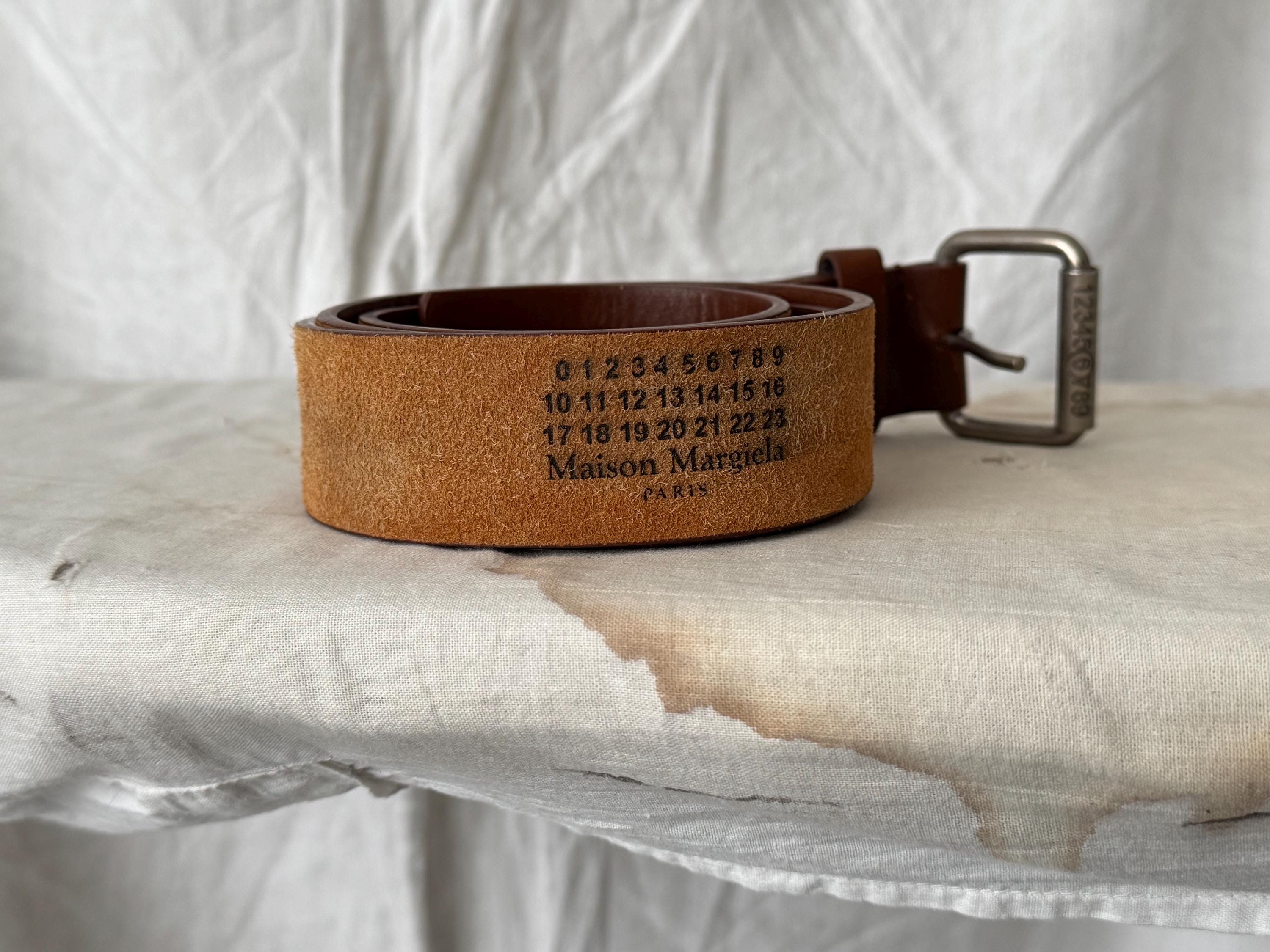 Vintage Maison Margiela MM6 Brown Leather Belt - Etsy display picture 2
