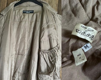 Archive Vintage 80s Katharine Hamnett London Long Coat Size