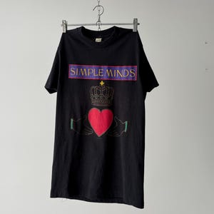 Vintage 80s 1989 Simple Minds Band Post Punk Rock Music Promo 