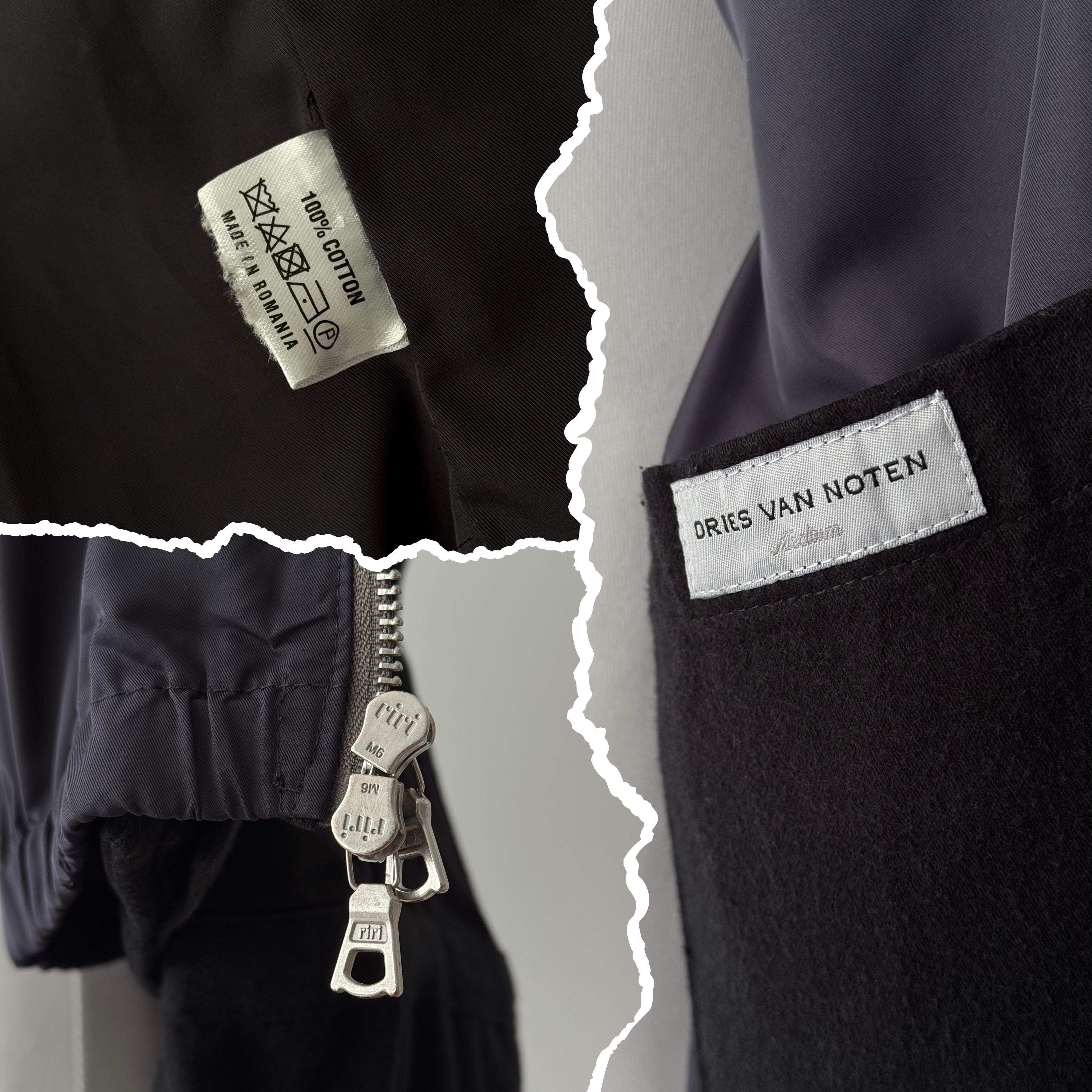 AW14 Dries Van Noten 'backzip' Archive Bomber Jacket – Cotton