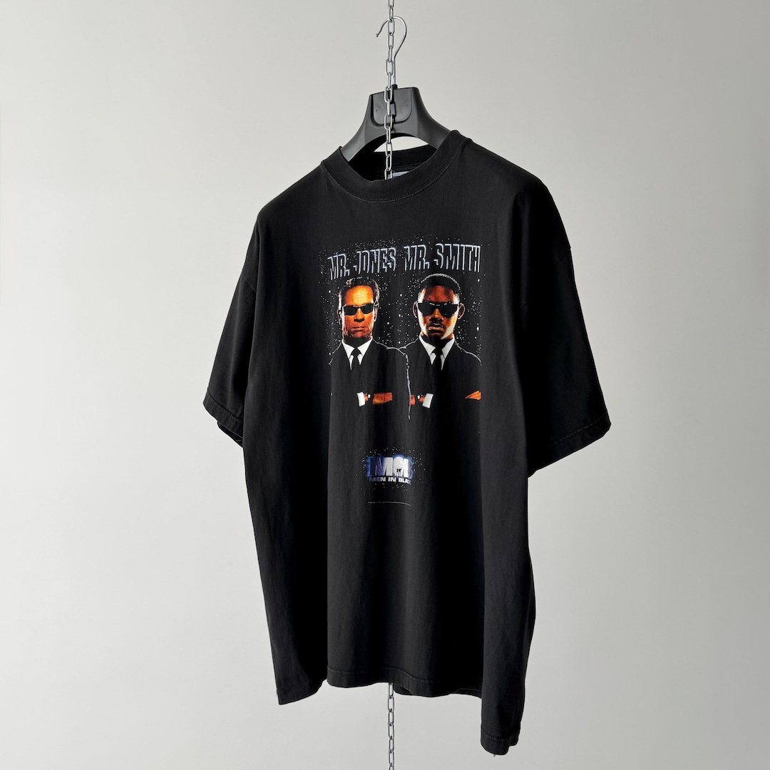 Vintage 1997 Men in Black Promo Movie T-shirt Sci-fi Graphic Tee