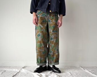 1960s East German ‘NVA’ Blumentarn Camo Pants – Vintage Military Trousers