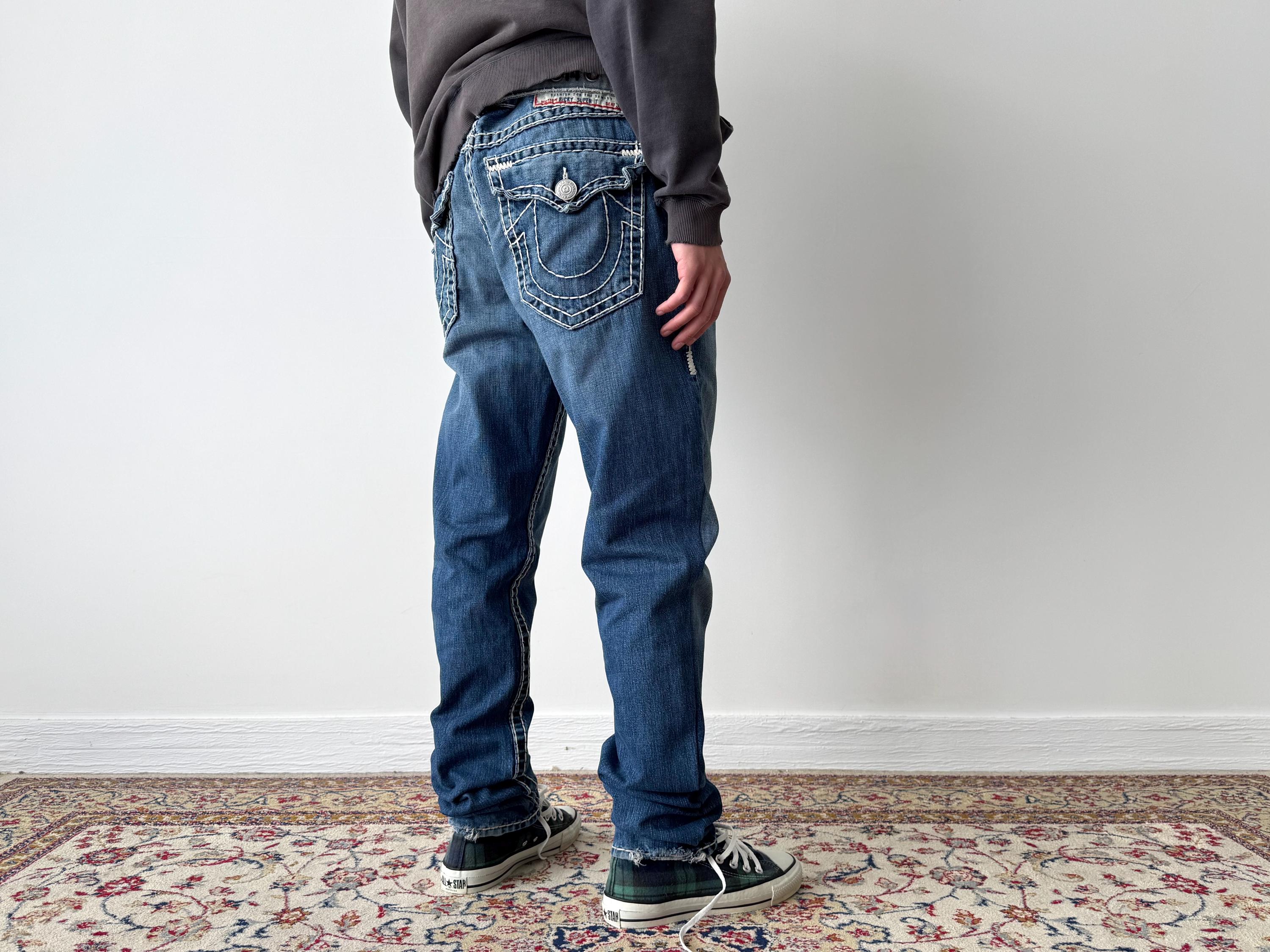 00s USA製 TRUE RELIGION ブラック ブーツカット y2k 00s USA製 TRUE RELIGION ブラック ブーツカット y2k