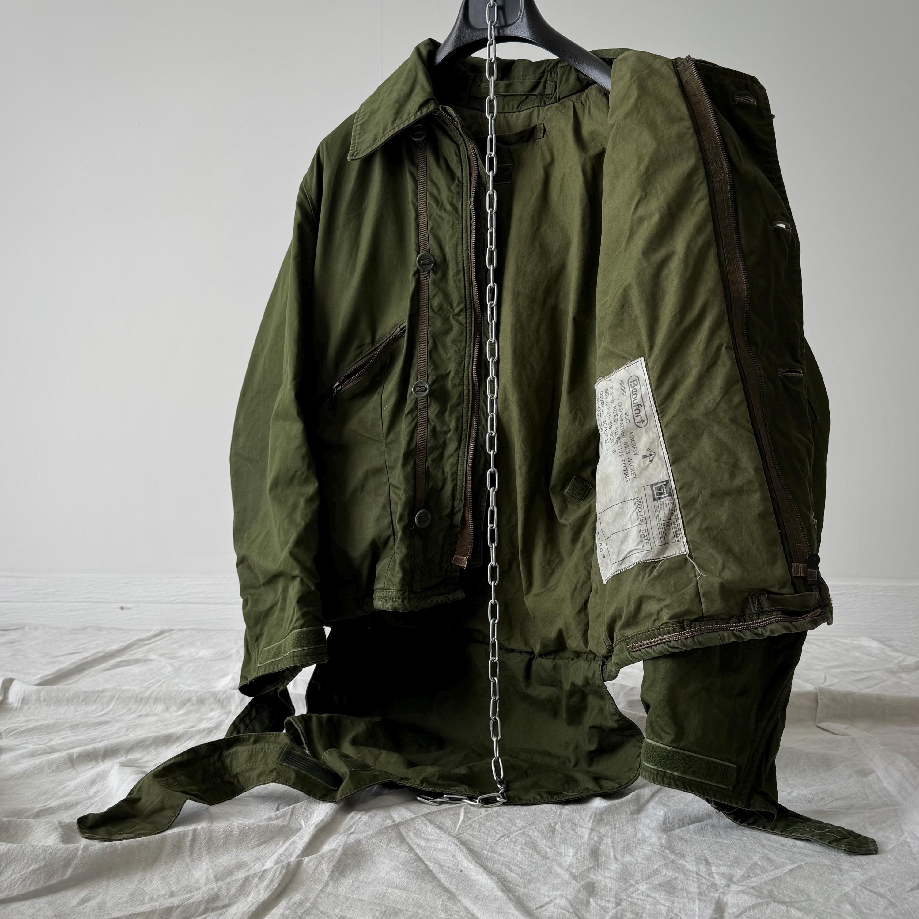Cold Weather Jacket MK3 サイズ7 イギリス軍 80s Military Vintage 1985 Dated British Army RAF MK3 Cold Weather