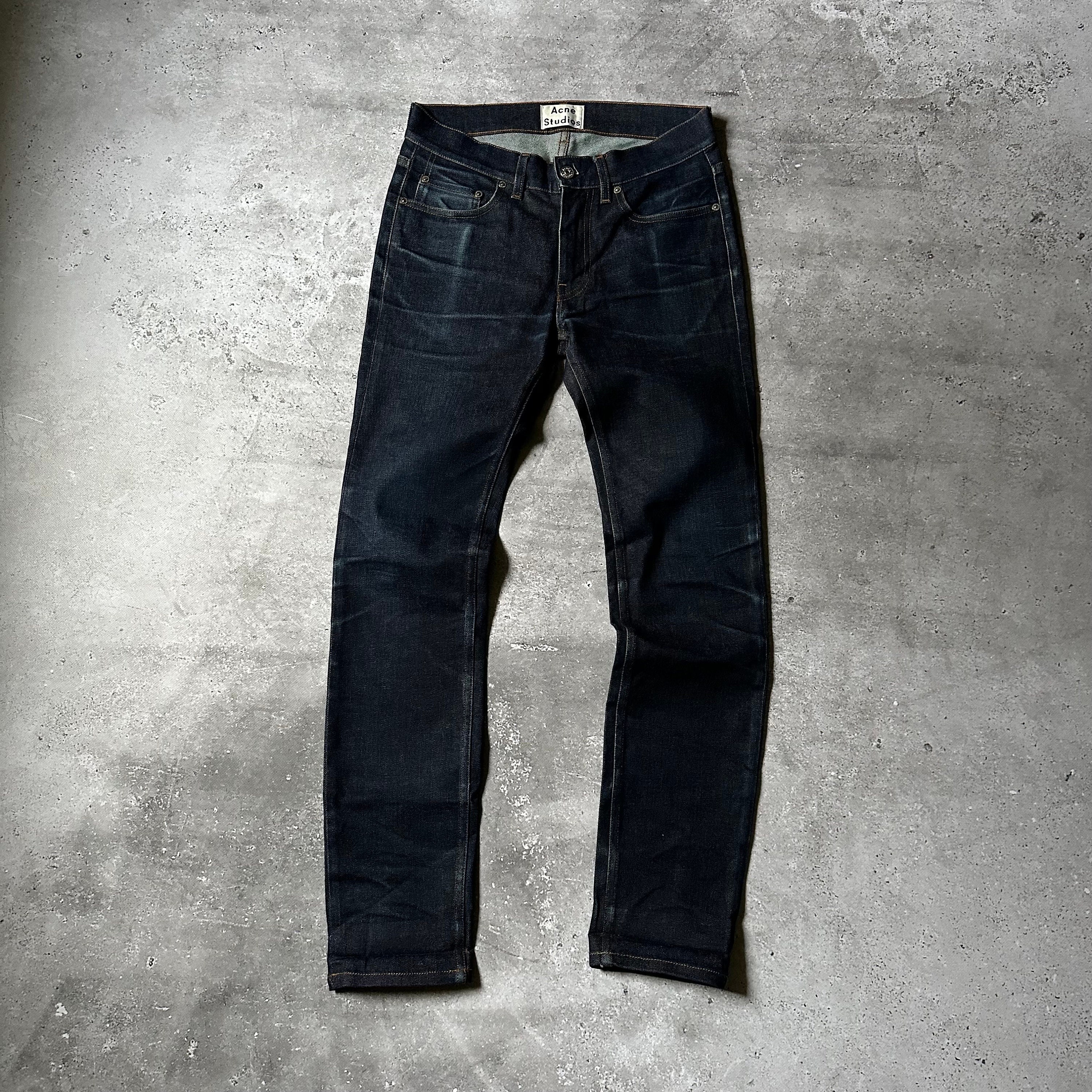 ACNE STUDIOS ストレッチ スキニーパンツ ブラックデニム 黒