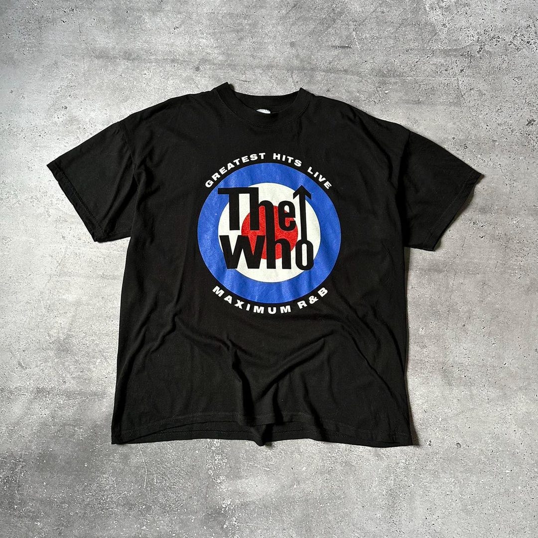 The Who ‘maximum R&B’ Vintage 2000s Rock Band T-shirt - Size XL ...
