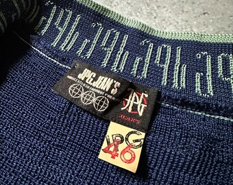 トップス 1990s archive JPG jean's zip knit Archive JPG Women's Vintage 90s Jean Paul Gaultier Monogram