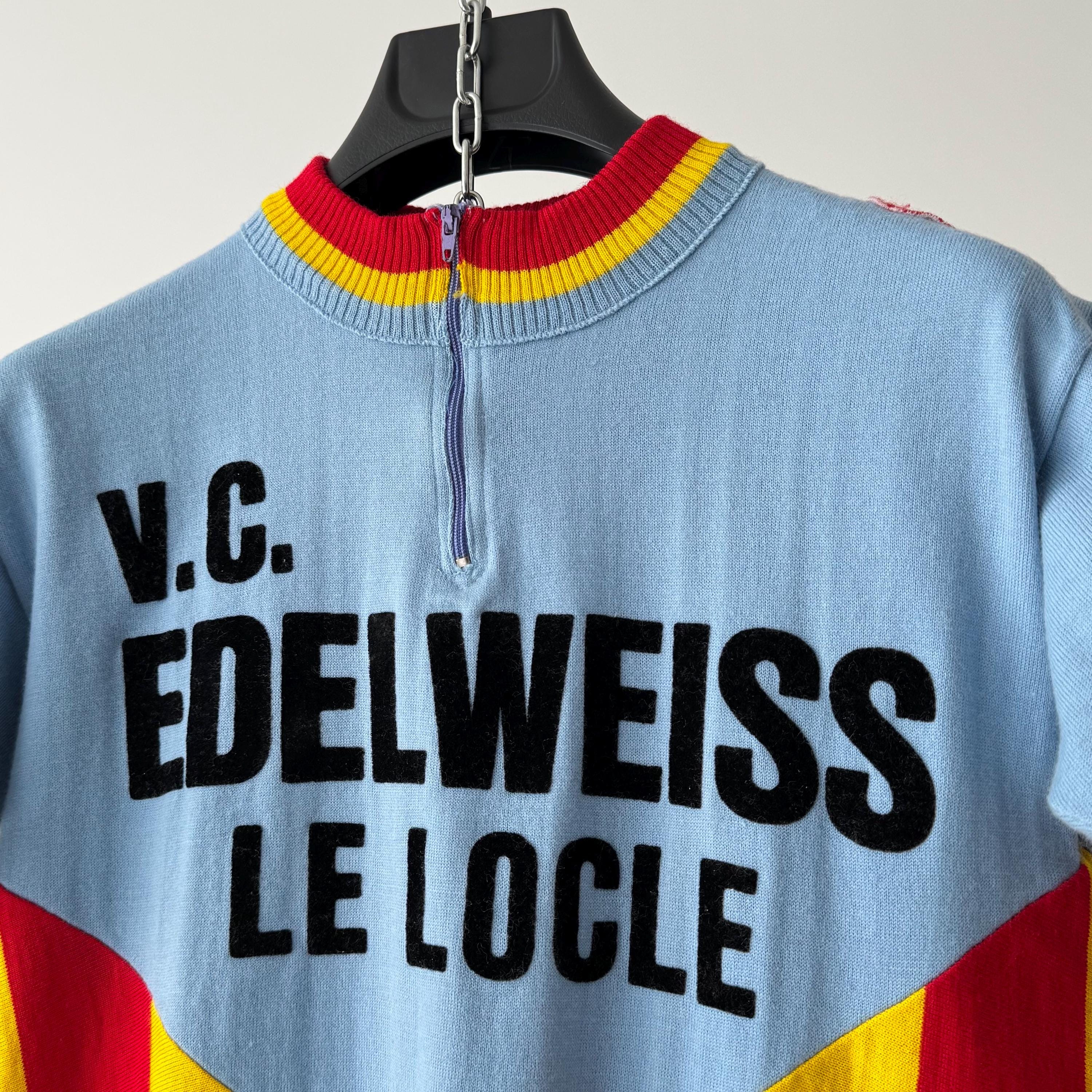 Maillot Cyclisme Vintage Castelli – Laine – Années 70/80 – Inoxpran