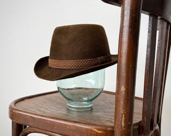 Vintage Stetson Premium Woll Jagd Fedora Hut