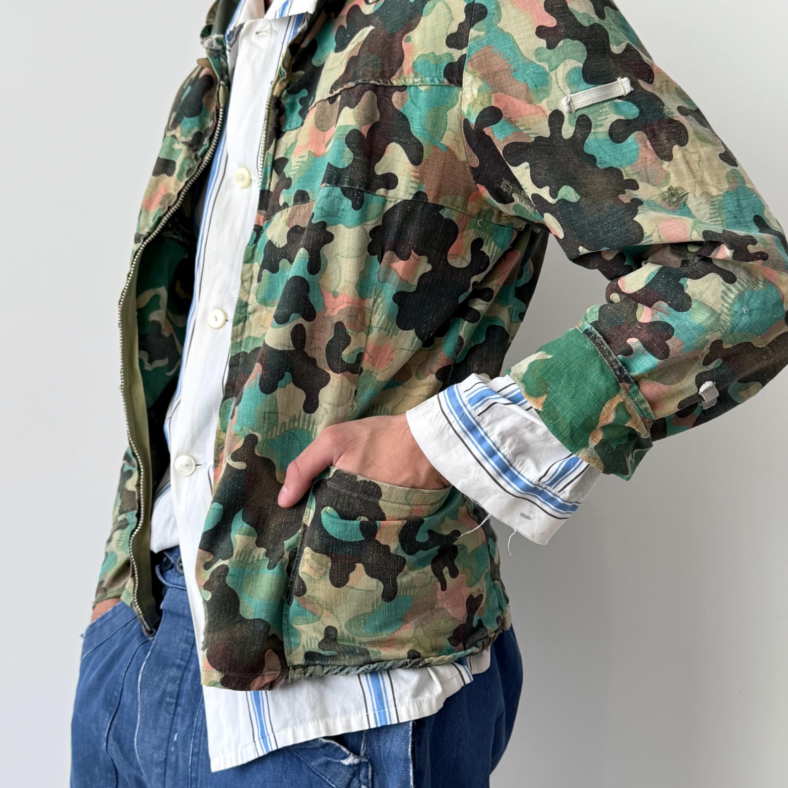 1950s Vintage Military Czechoslovakian Army Dubaky/mracky Camo