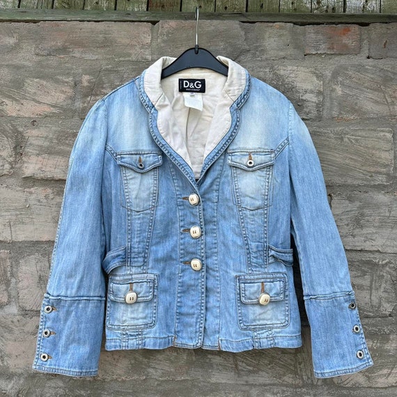 00s dolce&gabbana zip denim jacket 【公式通販】