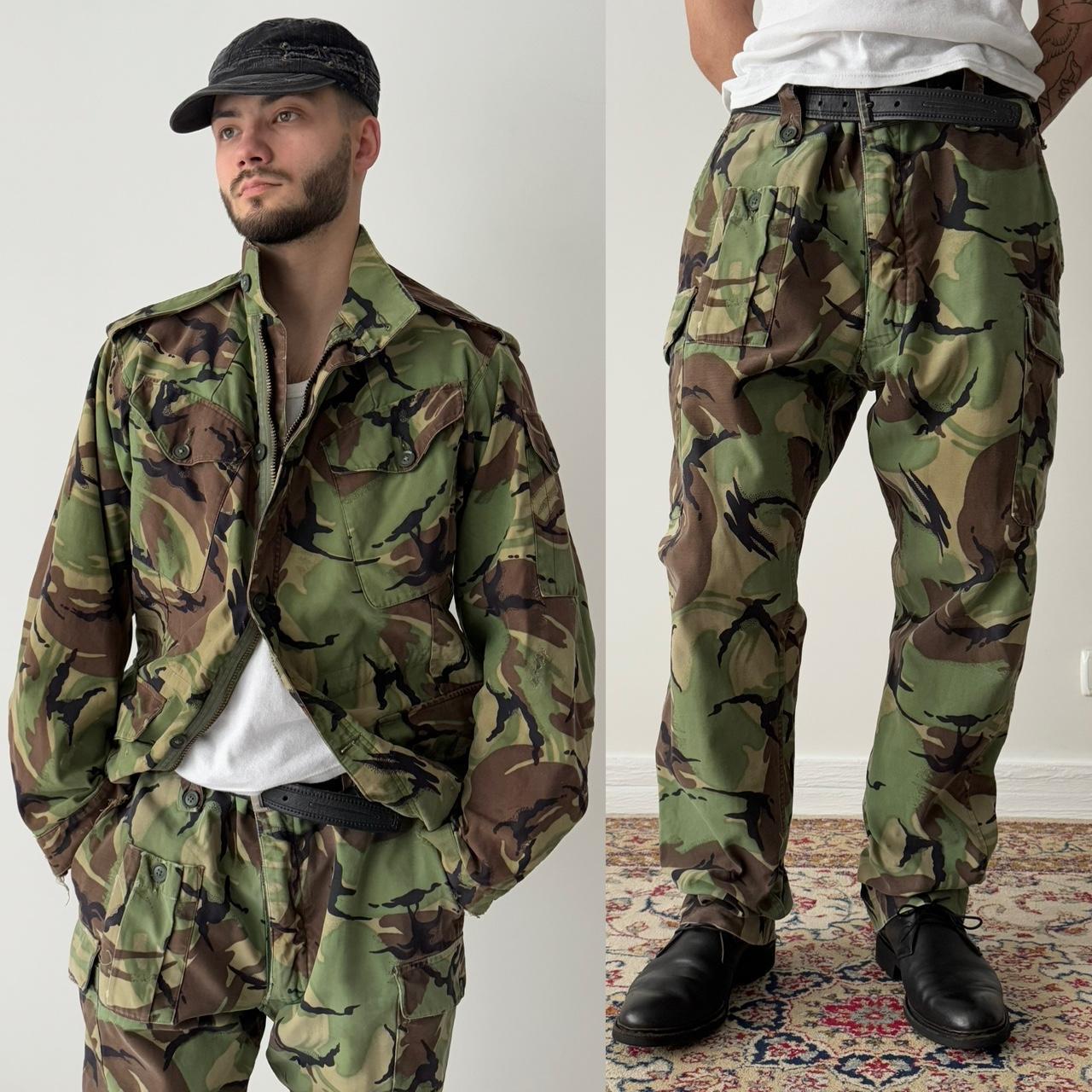 60s Vintage Military 1968 Pattern British Army DPM Camo Smock