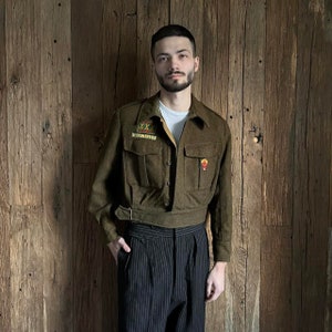 Military 60s Men's 1966 Dated Vintage Dutch, Belgian Army Military 60s Men's 1966 Dated Vintage Dutch, Belgian Army
