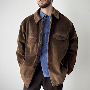 Vintage Le Laboureur French Corduroy Chore Jacket - Size XL