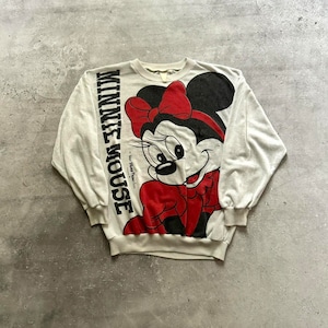 Vintage anni ’80, anni ’80, pigiama Walt Disney Minnie Mouse, felpa Topolino Americanwear cartone animato retrò, taglia L