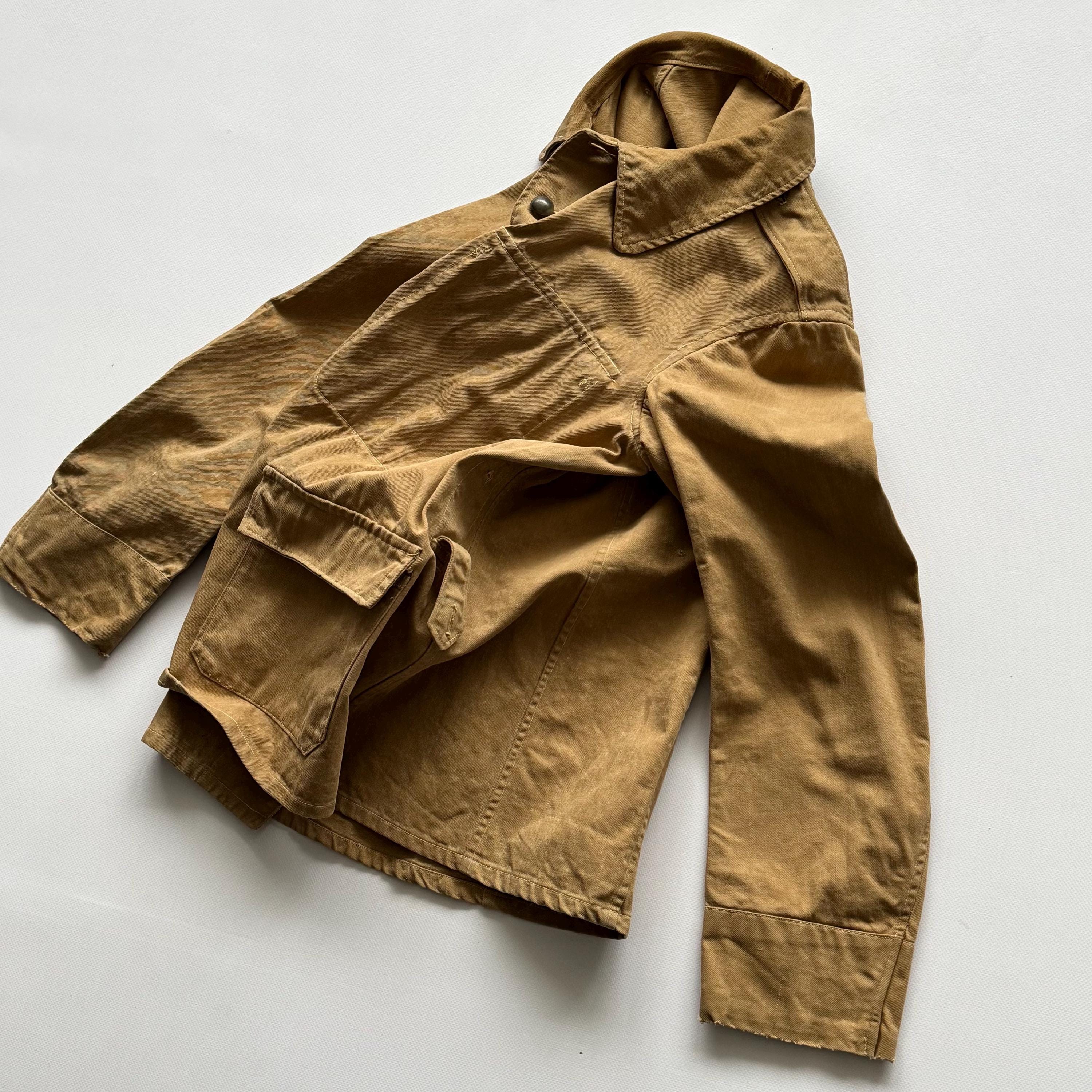 1930s Vintage Military French Army M38 Bourgeron Jacket – Antique