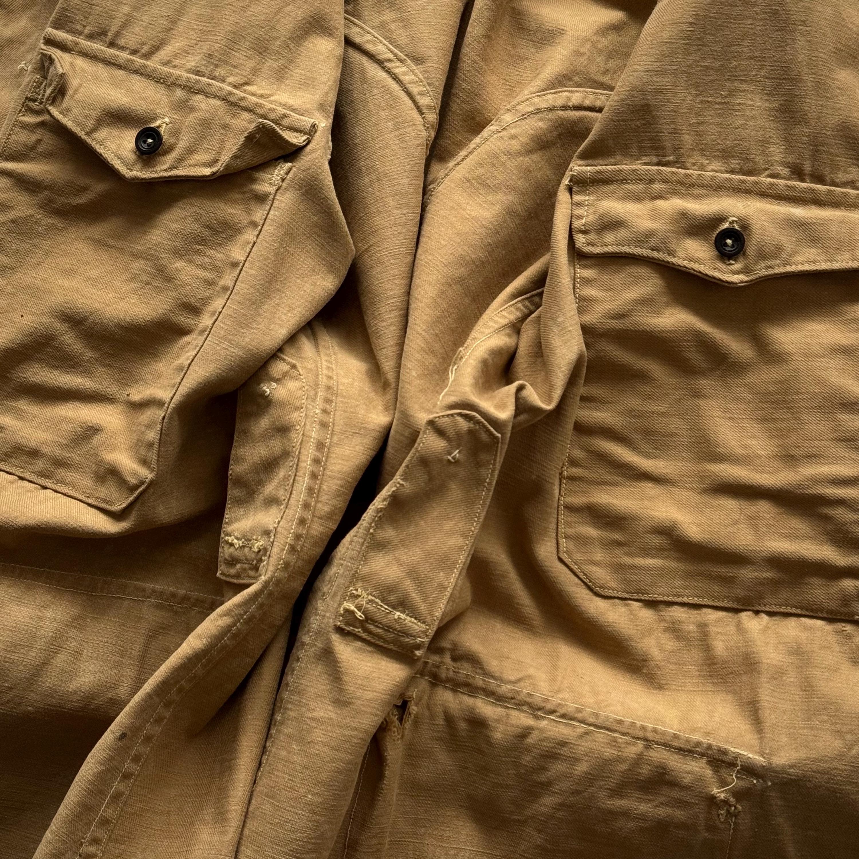 1930s Vintage Military French Army M38 Bourgeron Jacket – Antique