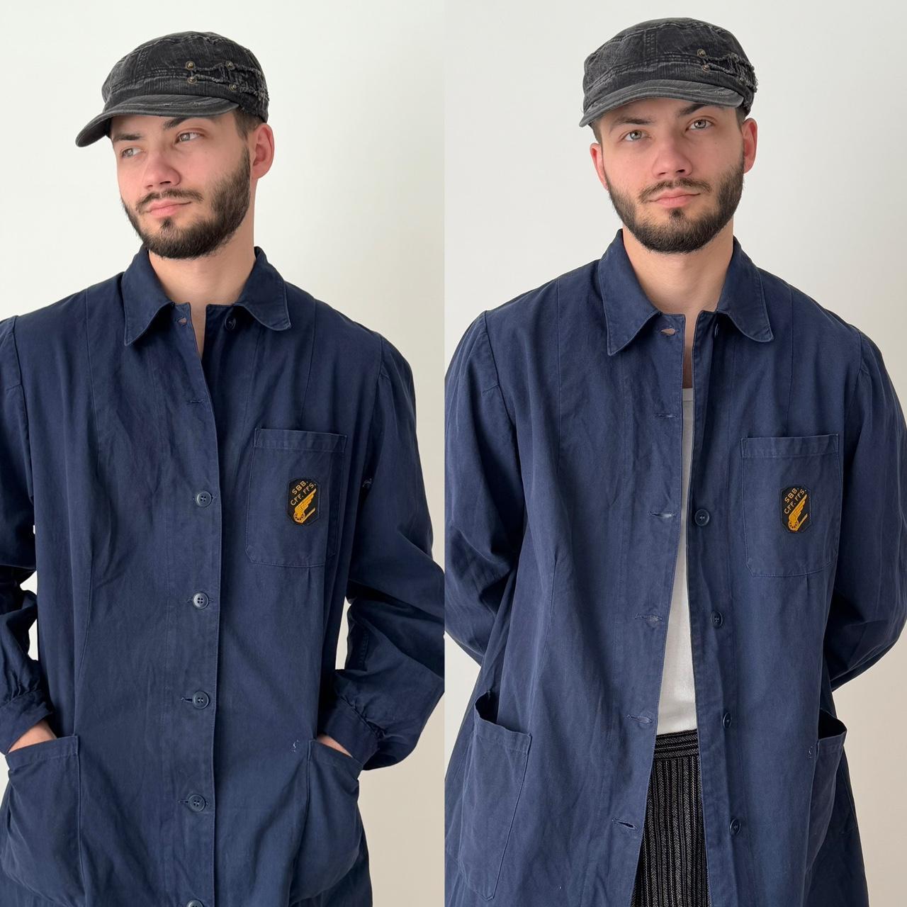 60s〜70s SBB CFF FFS work Jacket Vintage SBB CFF FFS 70's/80's Swiss Federal Railways