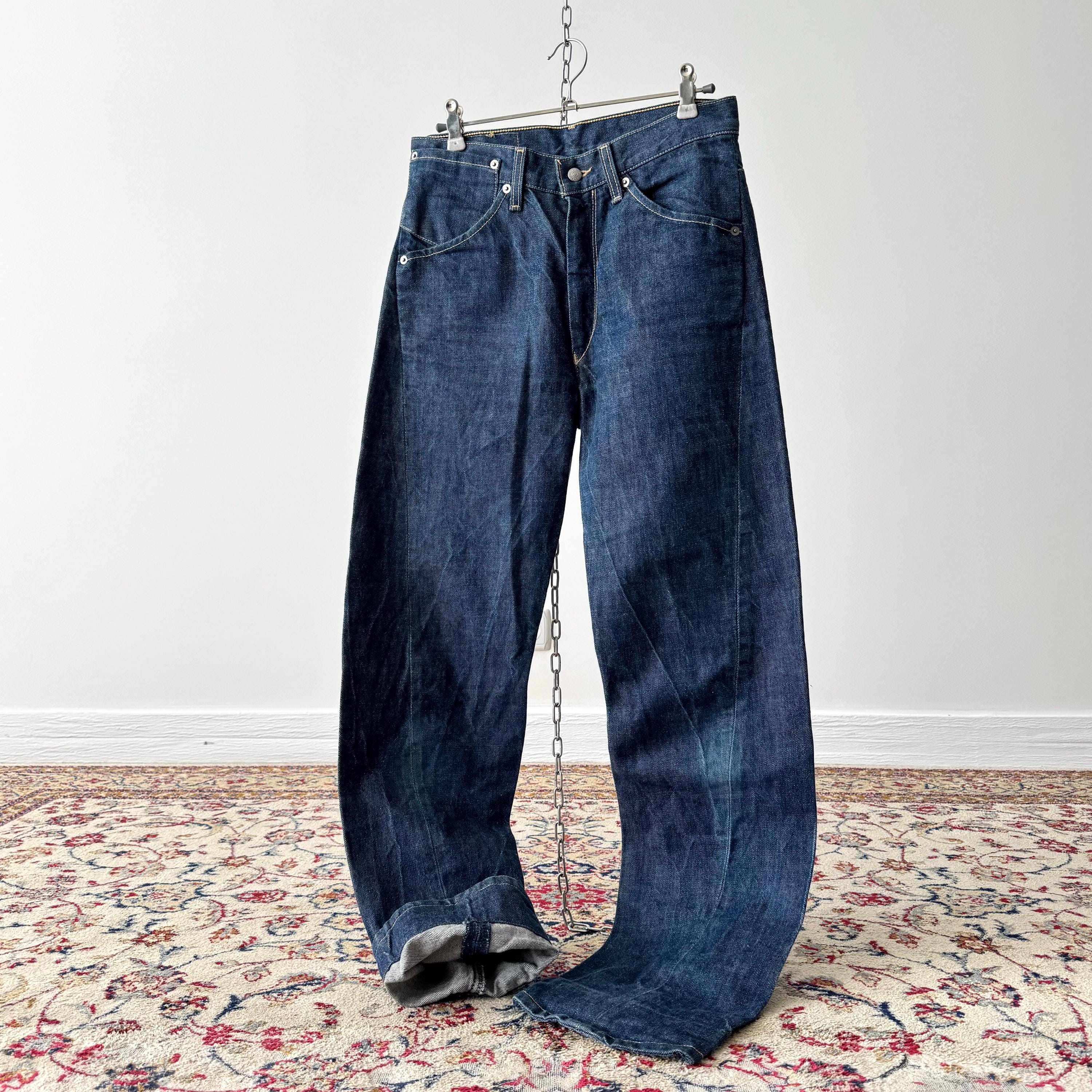 00s Vintage Levi's Engineered Twisted Jeans Men's 28x32 Navy Y2K