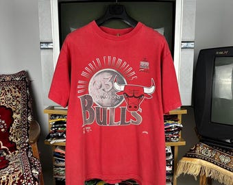 90s Hanes Chicago Bulls シカゴブルズ プリントスウェット ビッグ