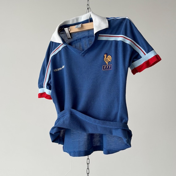 Vintage 1986 Adidas Ventex France Home Soccer Jersey Size S - Etsy